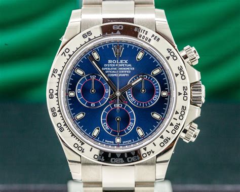 rolex daytona blue dial quadrante azzurro scatola|rolex daytona chronograph.